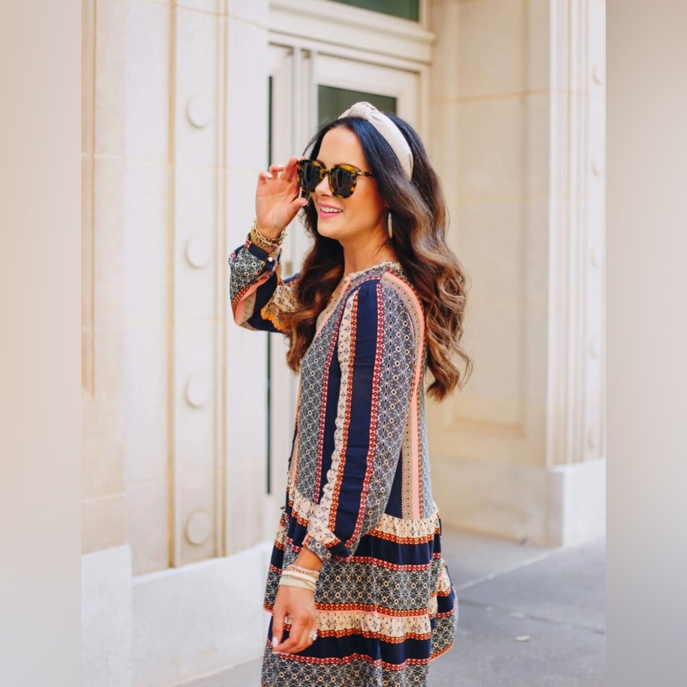 LOFT Patchwork Dress